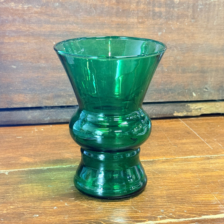 Anchor Hocking Green Vase
