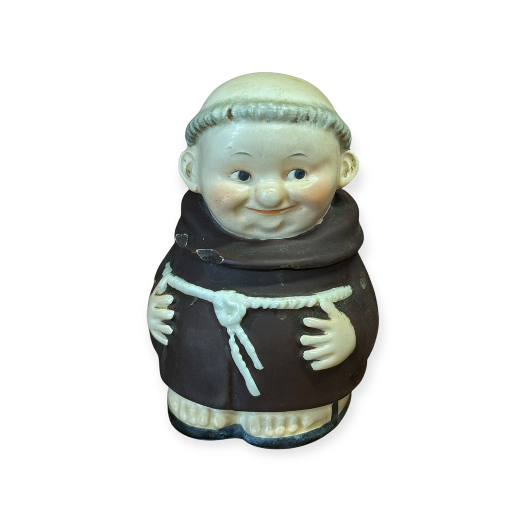 Vintage Ceramic Goebel Monk Mustard Jar