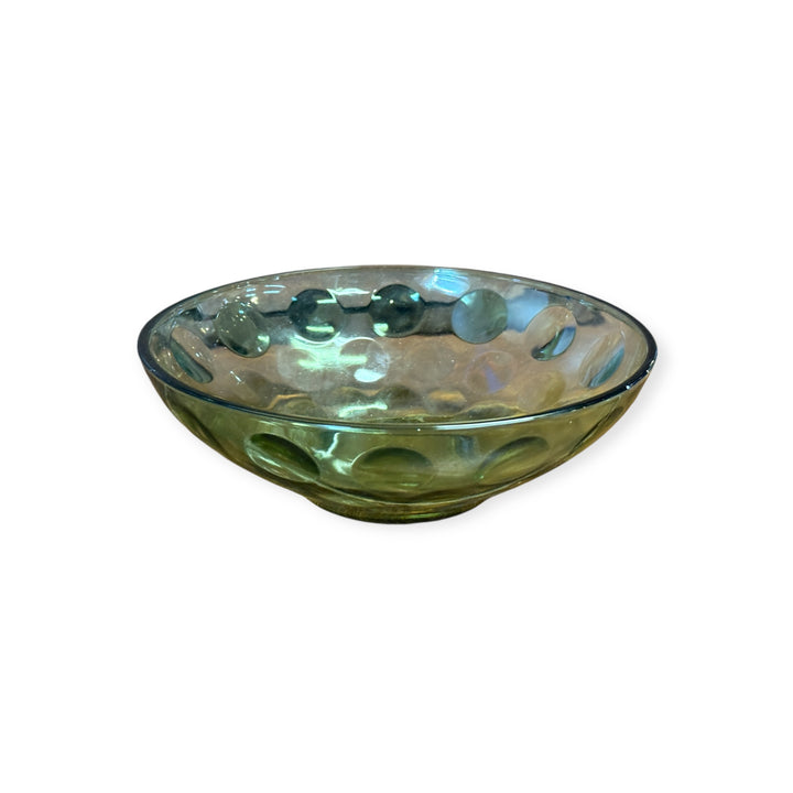 1960s Hazel Atlas El Dorado Optic Green Serving Bowl