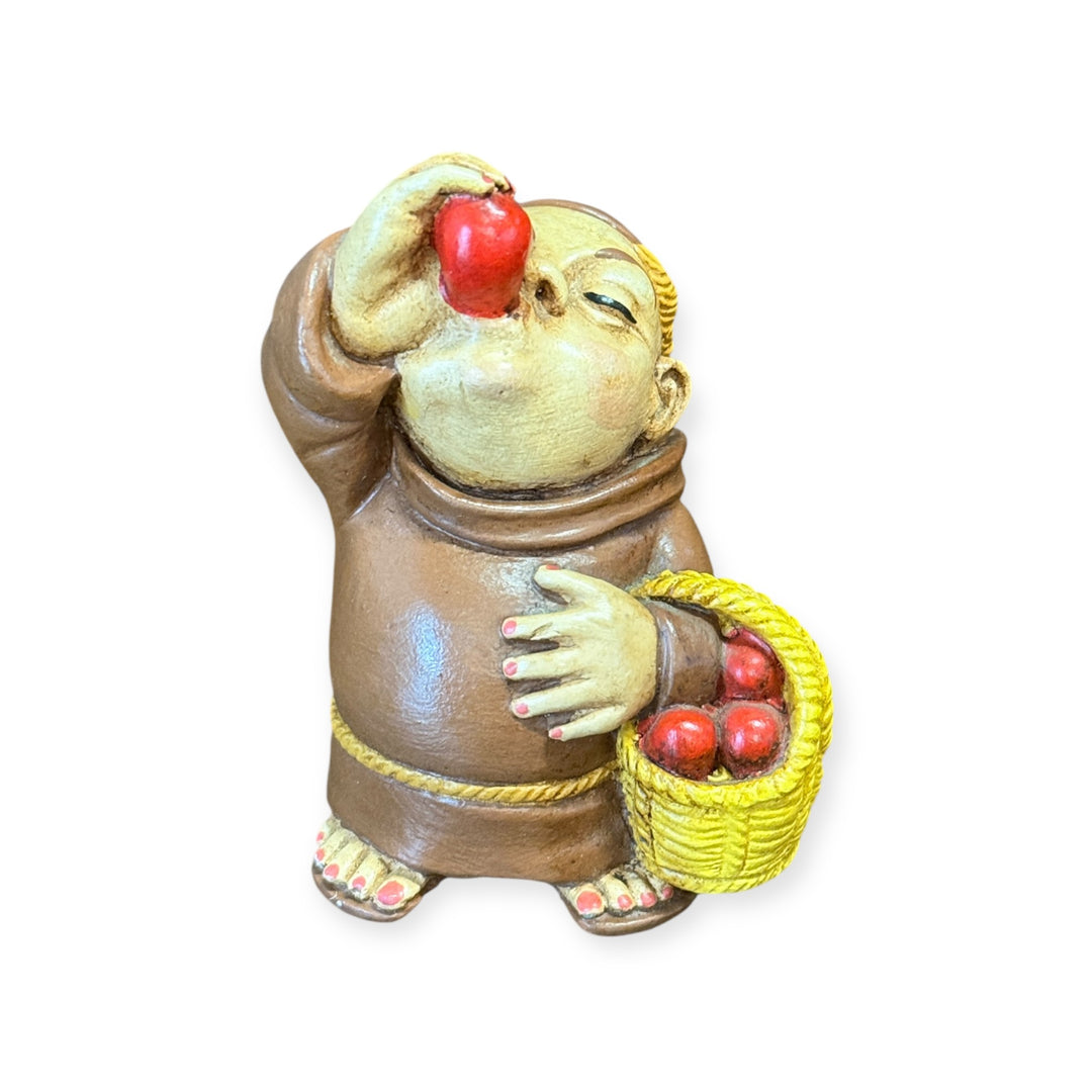 Composite Monk Figurine