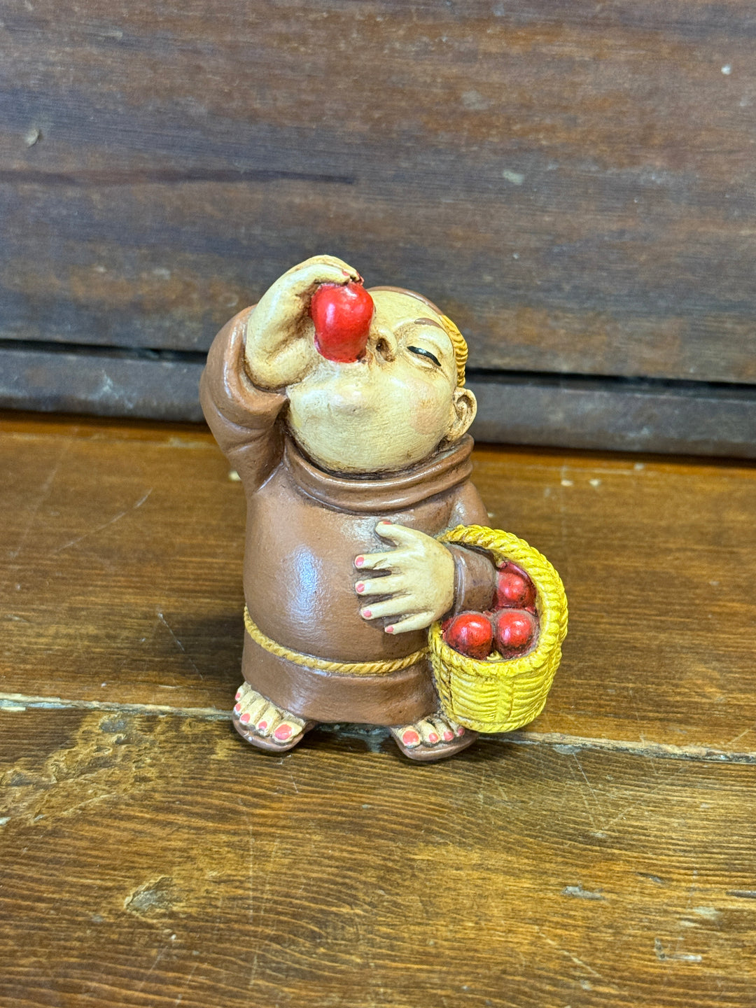 Composite Monk Figurine