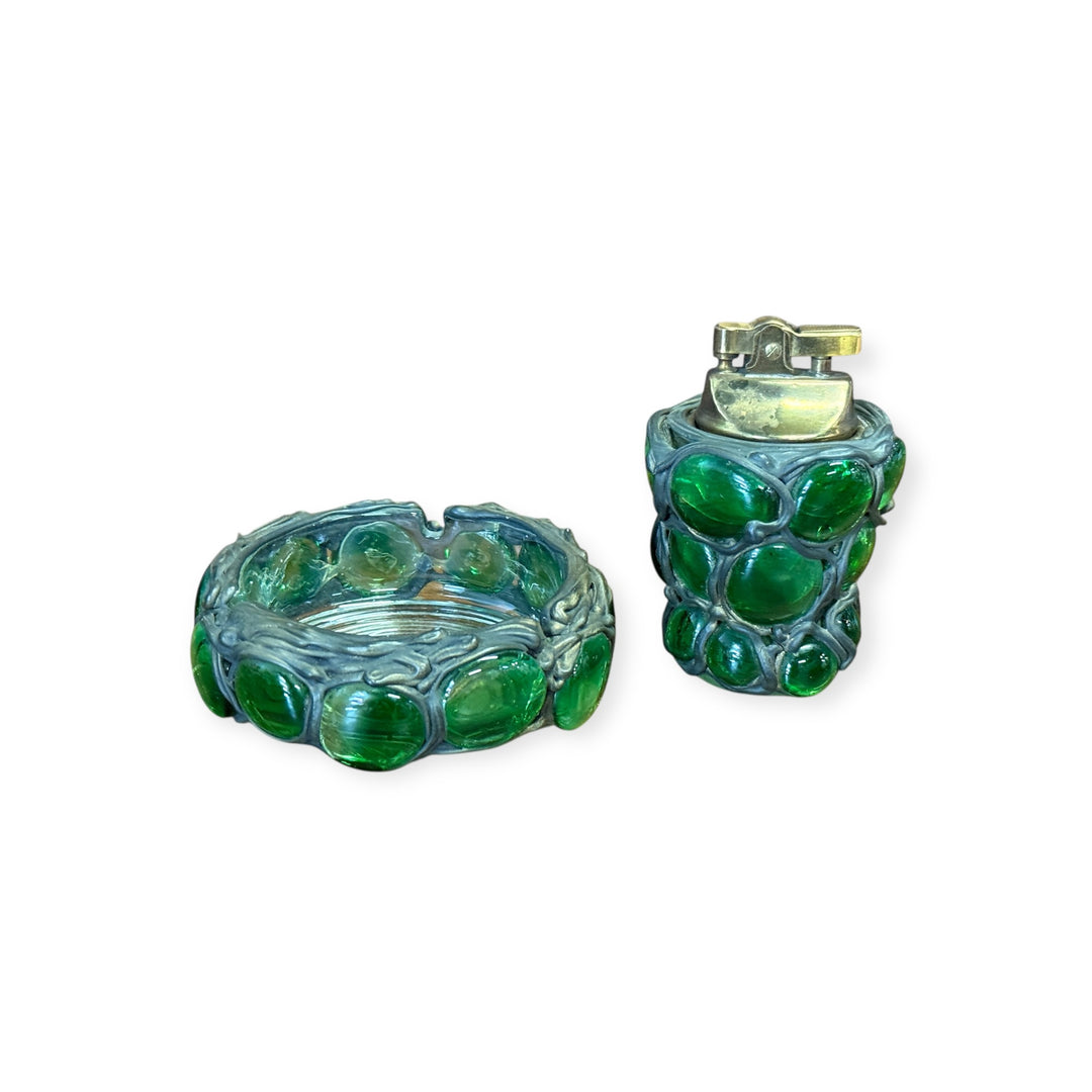 Handmade Ashtray / Lighter 60s/70s