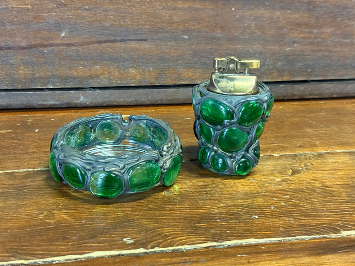 Handmade Ashtray / Lighter 60s/70s