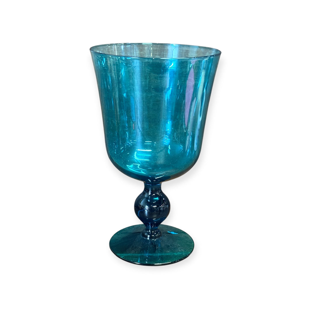 Morgantown Blue Urn Vase