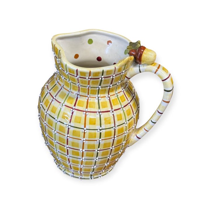 Vintage Hand Painted Vase By Patti Russell Spotted Inside Vase