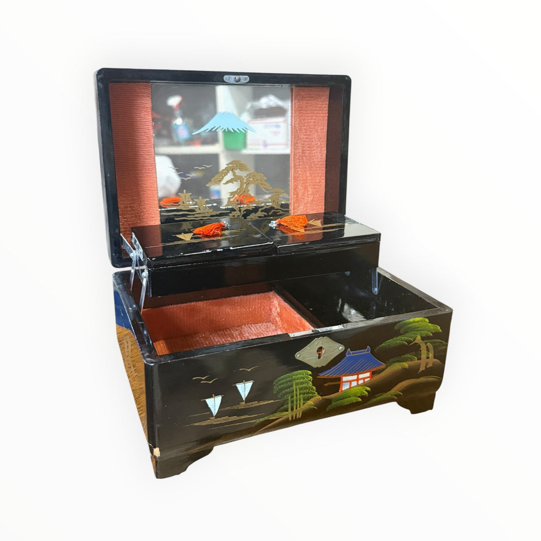 Asian Inspired Jewelry Music Box