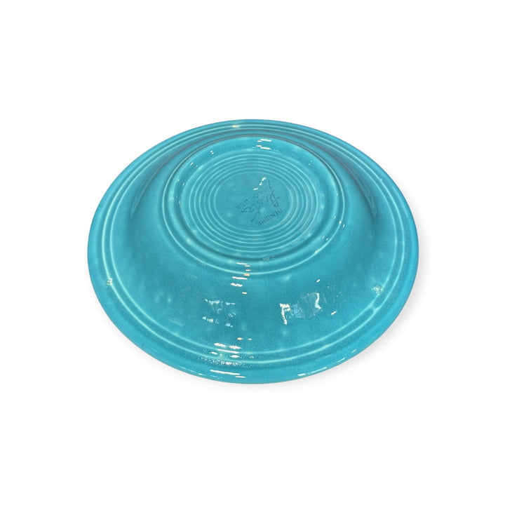 Vintage Fiesta - Vintage Turquoise Rimmed Soup Bowl