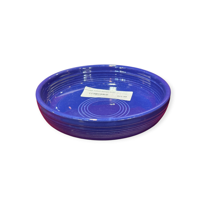 Vintage Fiesta - Cobalt Dessert Bowl