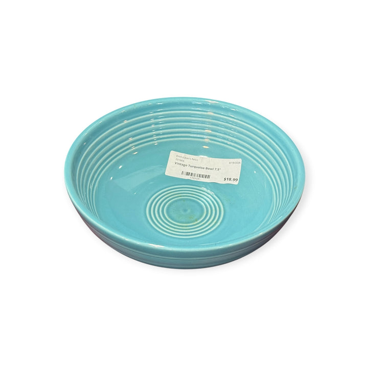 Vintage Fiesta - Turquoise Bowl 7.5"