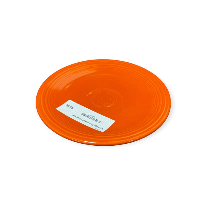 Vintage Fiesta - Vintage Red Bread Plate 6.5"