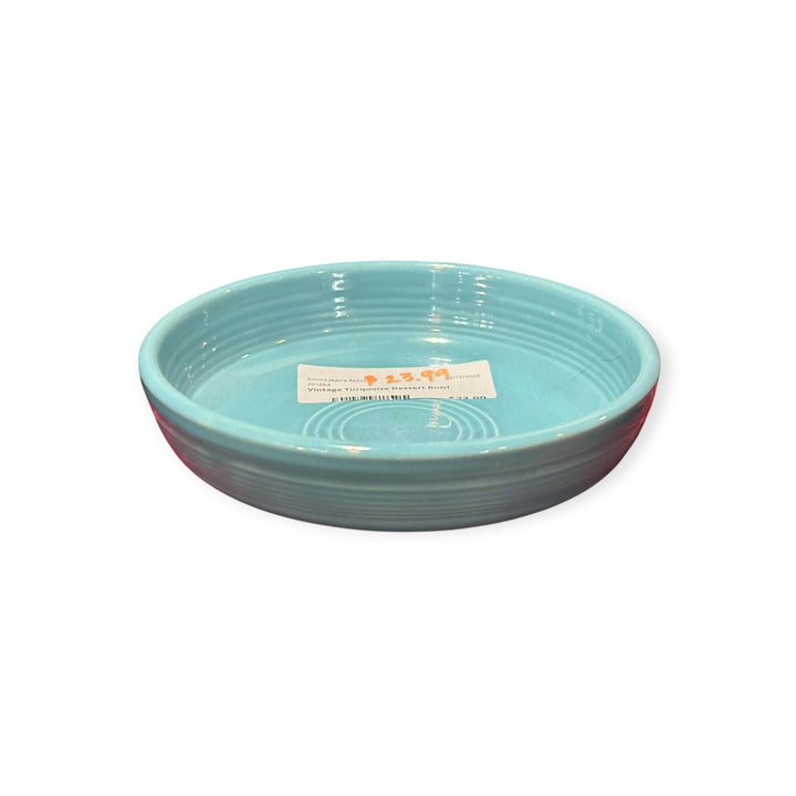 Vintage Fiesta - Turquoise Dessert Bowl