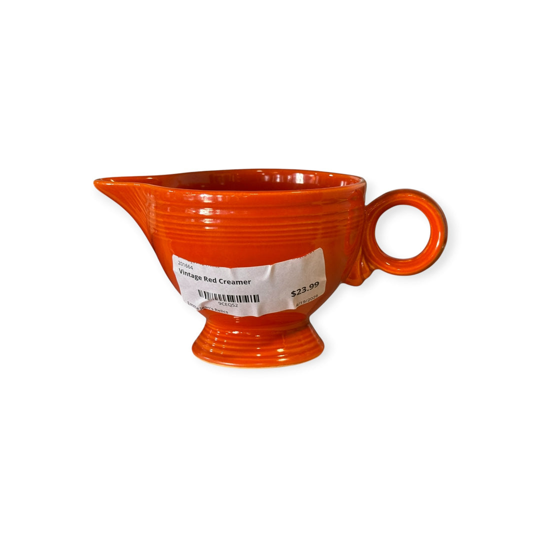 Vintage Fiesta - Vintage Red Creamer
