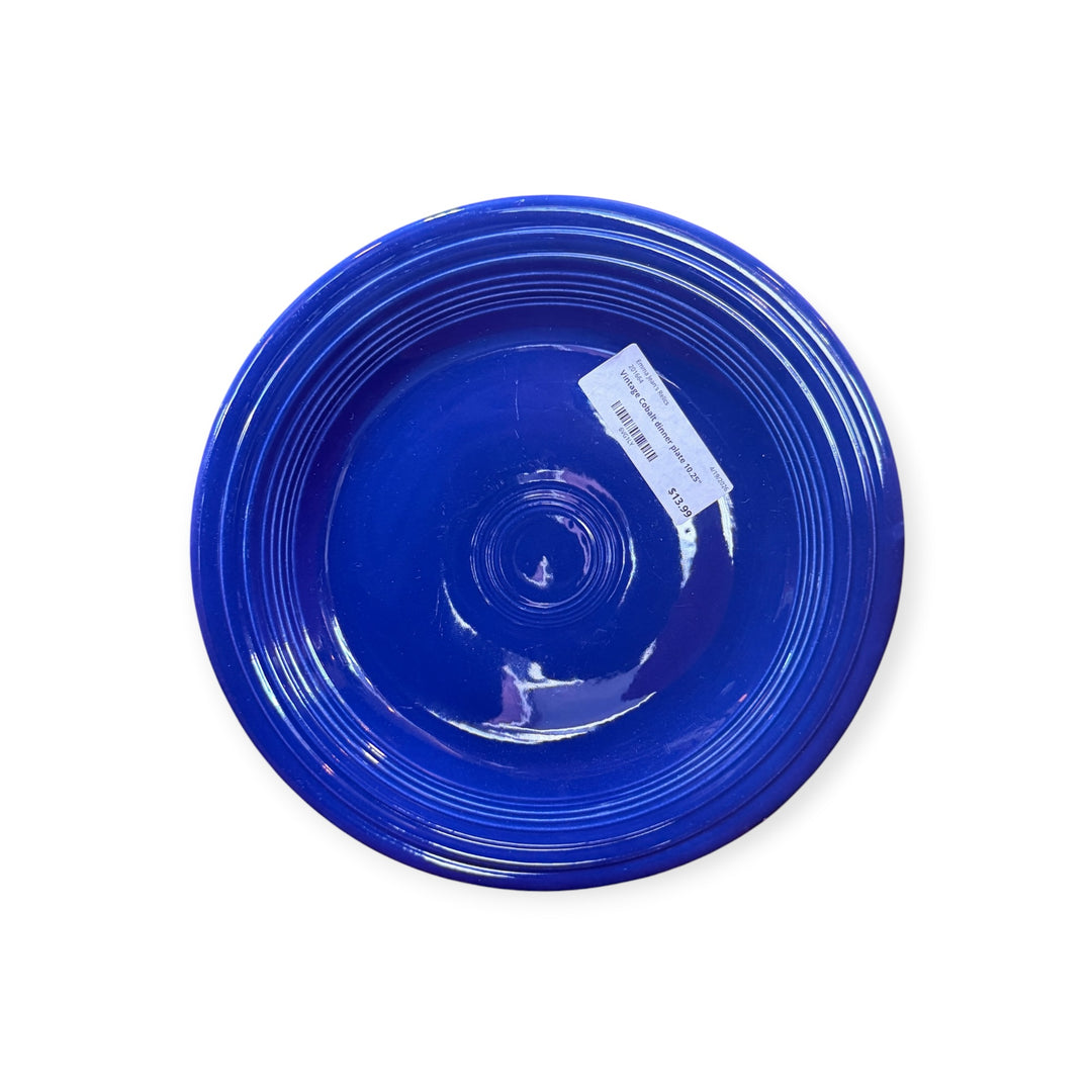 Vintage Fiesta - Vintage Cobalt Dinner Plate 10.25"