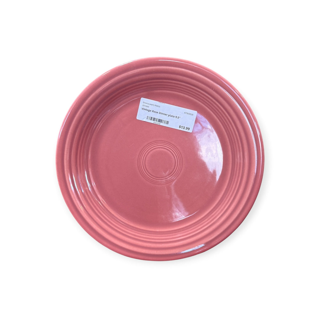 Vintage Fiesta - Vintage Rose Dinner Plate 9.5"