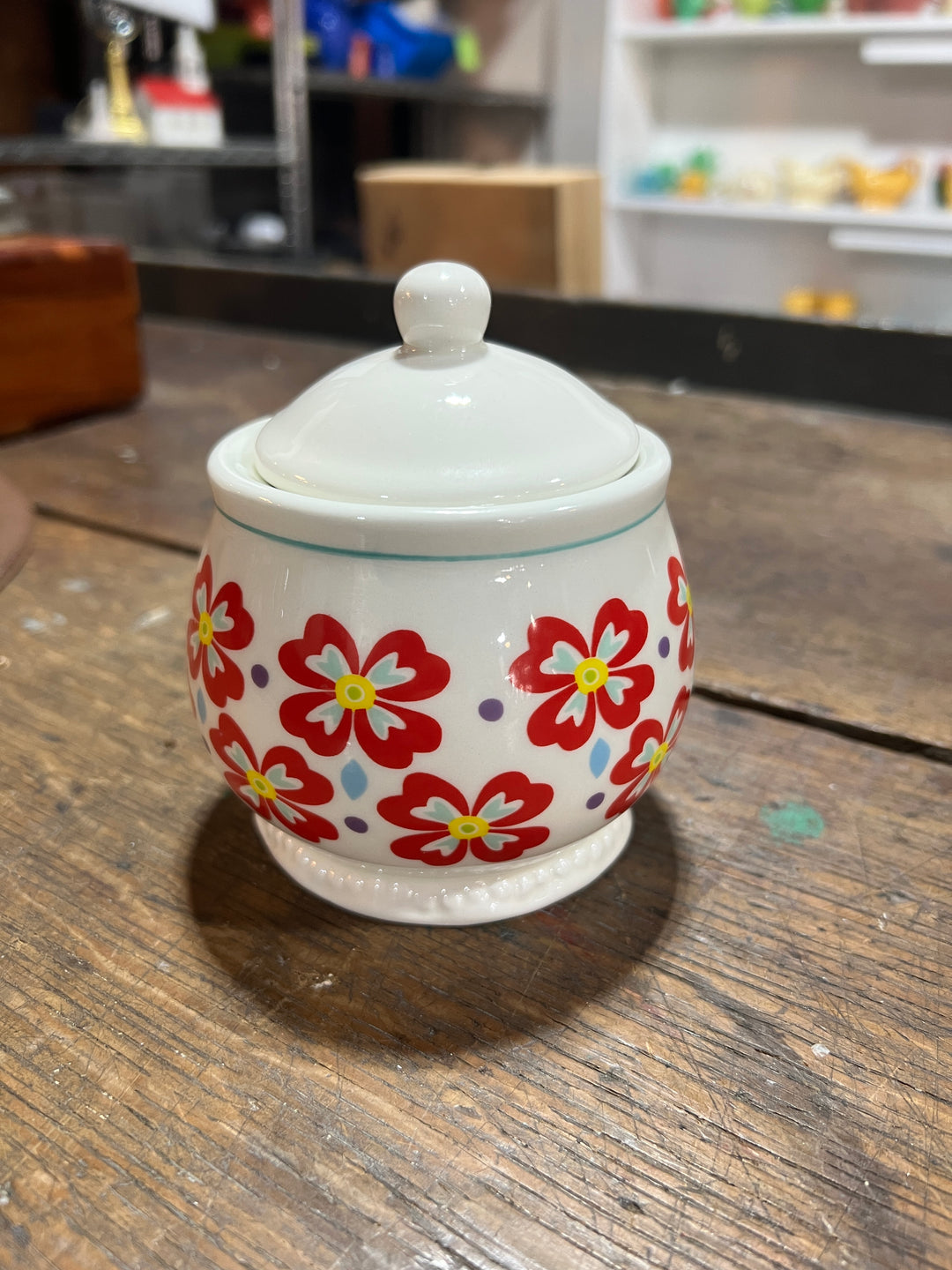 Pioneer Woman “Flea Market" Sugar Bowl w/ Lid