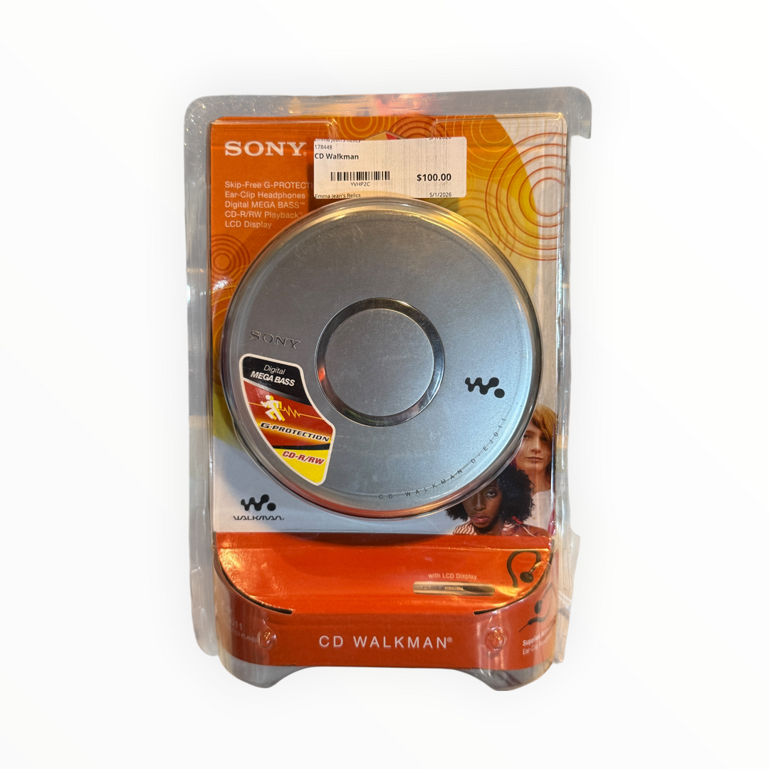 Sony CD Walkman D-EJ011 Silver Portable CD Player G-Protection New Sealed