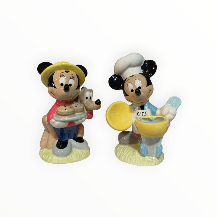 Mickey &amp; Minnie BBQ Salt and Pepper Shakers