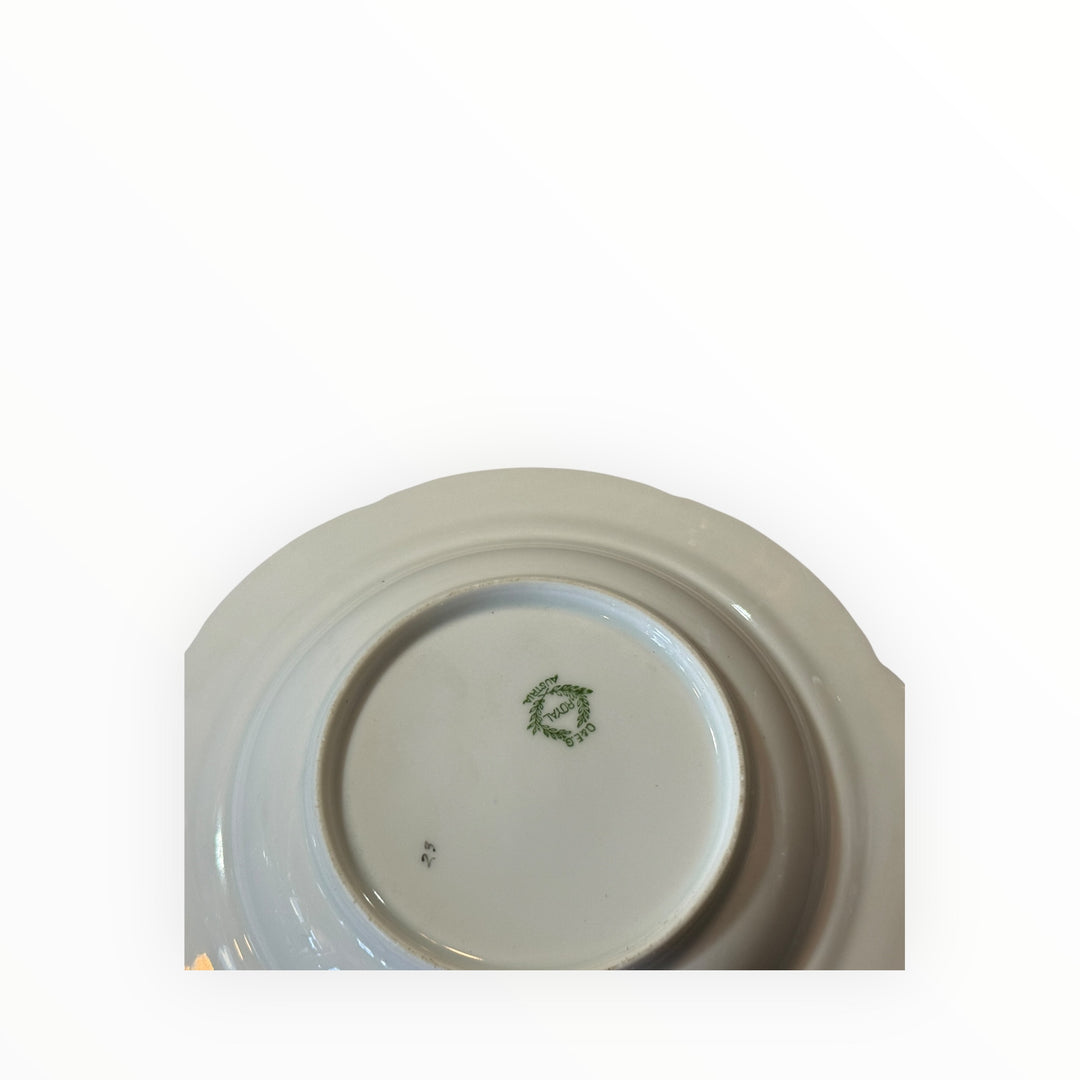 Royal Haviland (Gold Trim) Round Covered Butter Dish