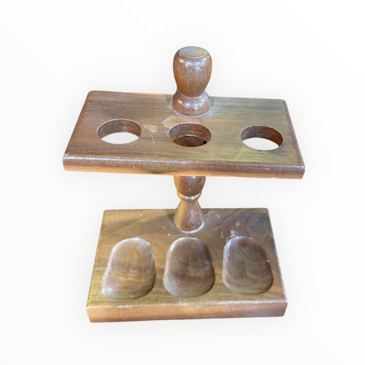 Vintage Wooden Pipe Stand