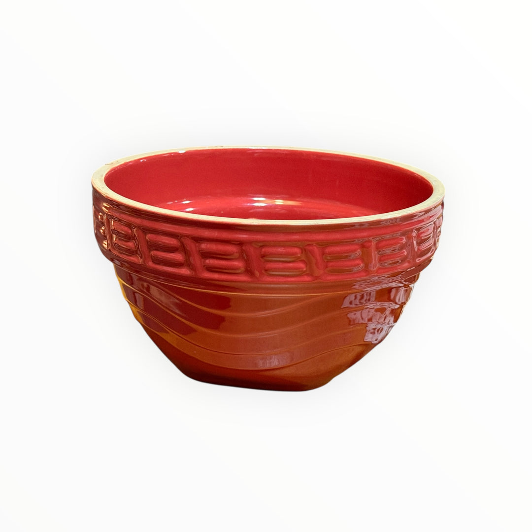 Rustic Red Bowl