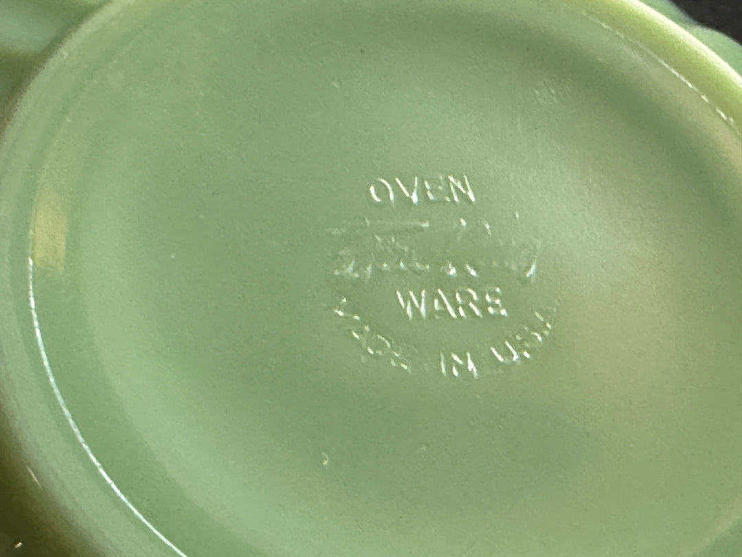 Jadeite Fireking Swirl Bowl 8" x  4.5"