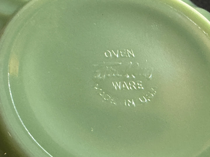 Jadeite Fireking Swirl Bowl 8" x  4.5"