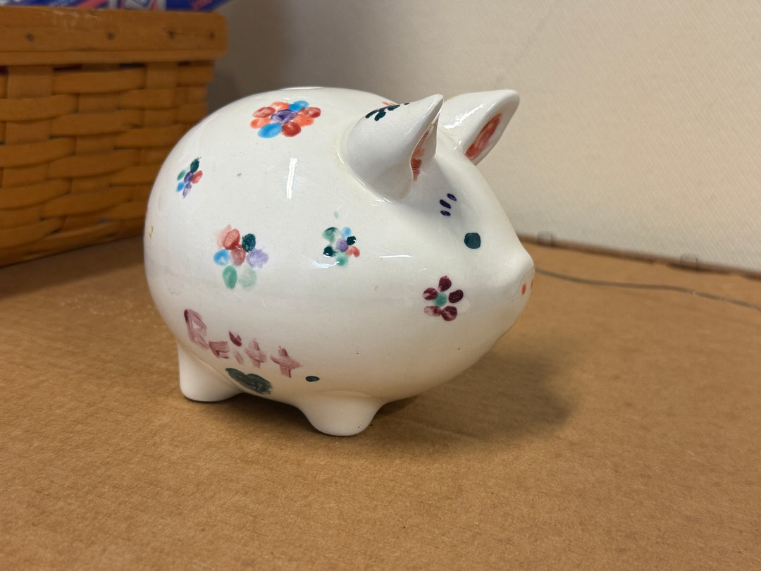 Piggy Bank - Floral Pig