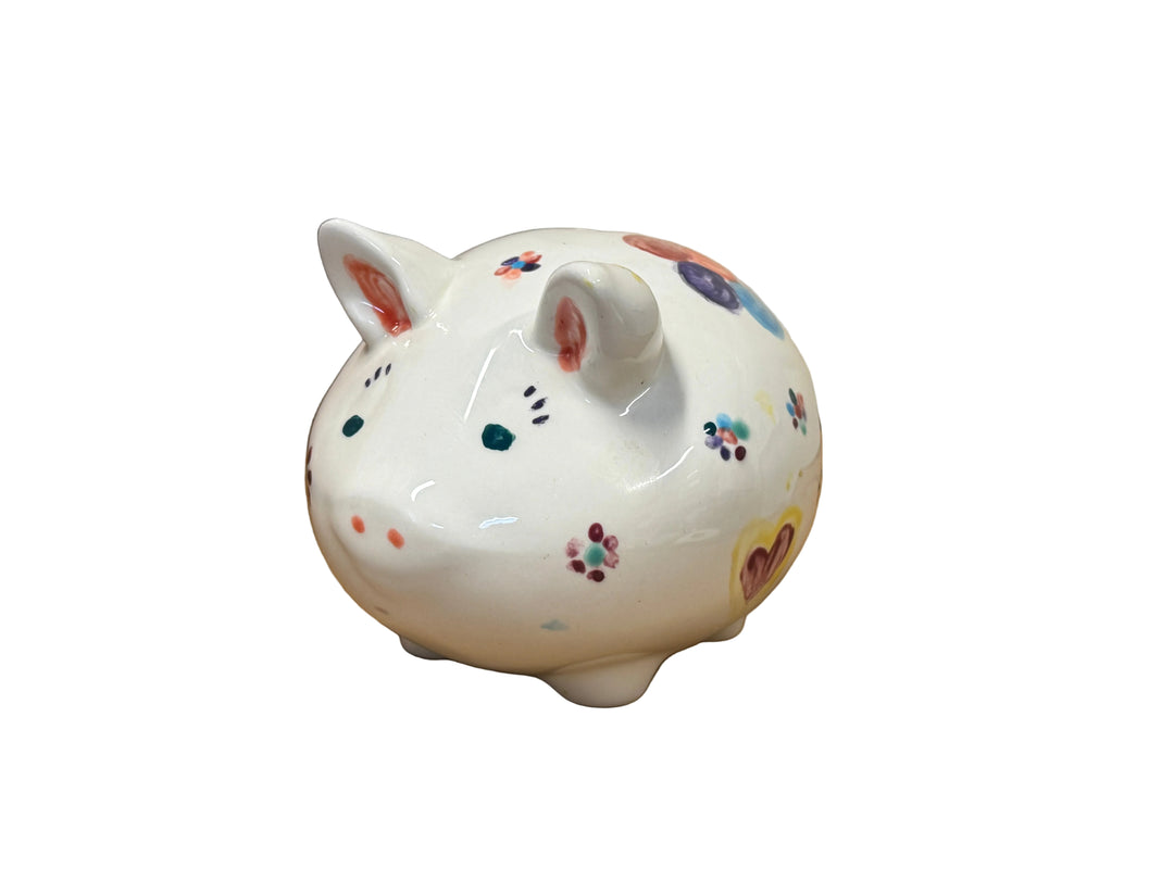Piggy Bank - Floral Pig