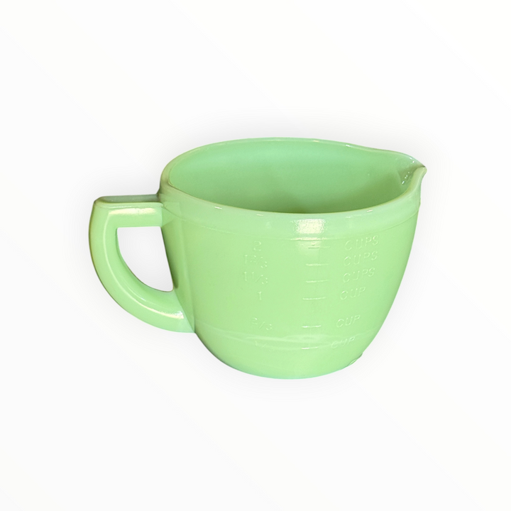 McKee Jadeite 2 Cup Pitcher