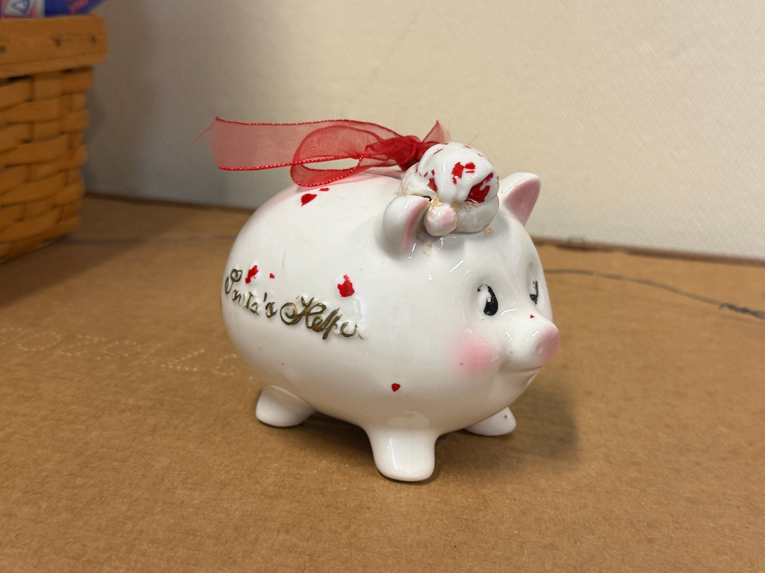 Piggy Bank - Santa&