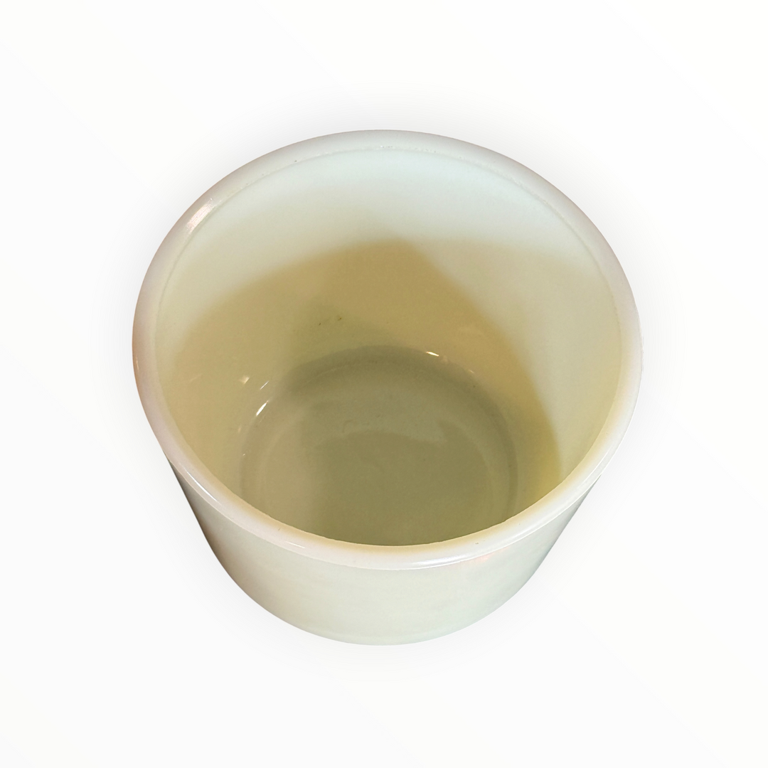 Vintage McKee Uranium Glass Lidded Custard Dish