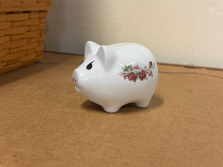 Piggy Bank - Floral Pig