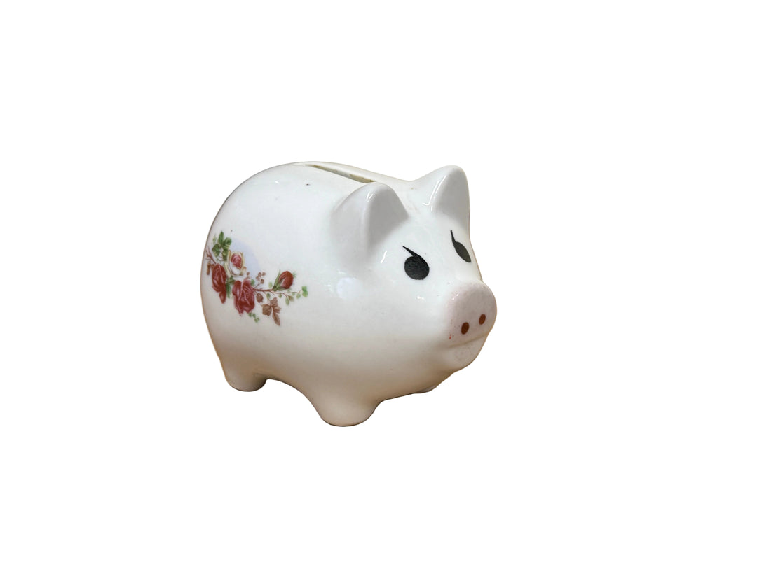 Piggy Bank - Floral Pig