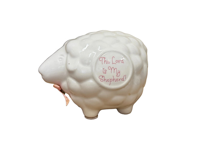 Piggy Bank - The Lord is My Shepherd Sheep