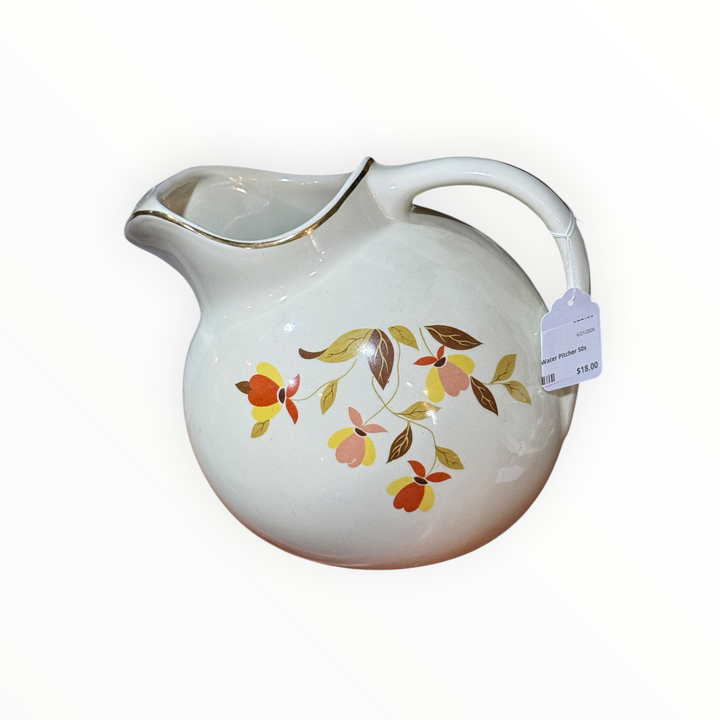 Hall China Aladdin Ball Jug "Autumn Leaf"