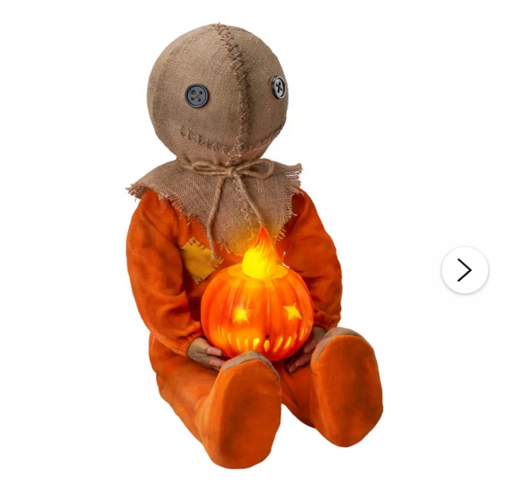 30 Inch Light-Up Sitting Sam Doll - Trick 'r Treat