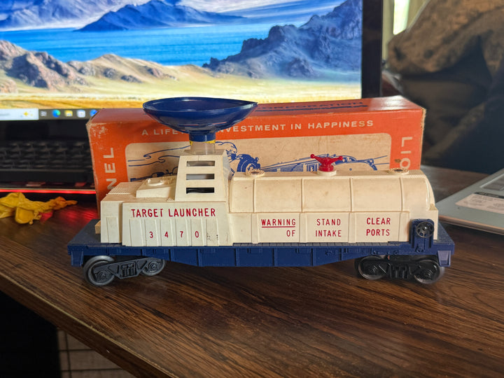 Trains - Lionel No. 3470 US Army Target Launcher Car O Gauge