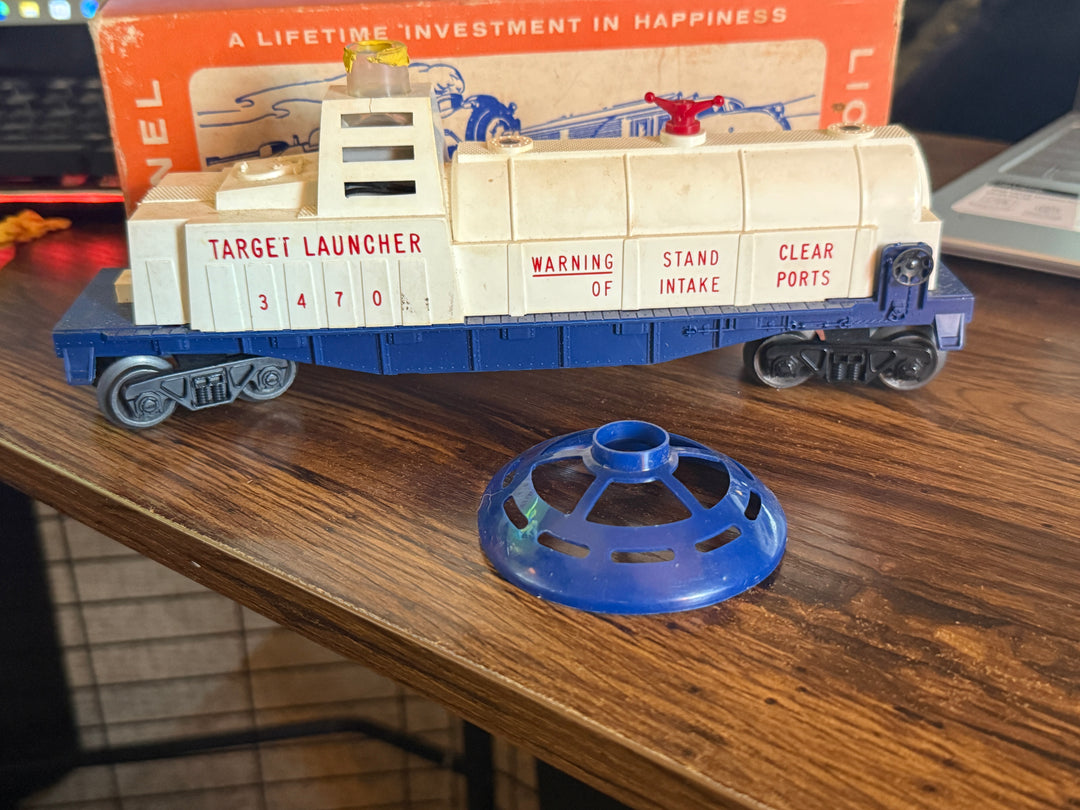 Trains - Lionel No. 3470 US Army Target Launcher Car O Gauge