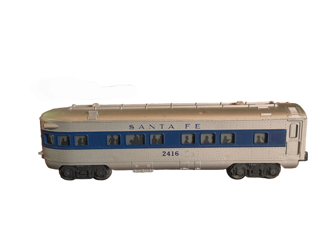 Trains - Lionel Postwar O Gauge Santa Fe Passenger Car
