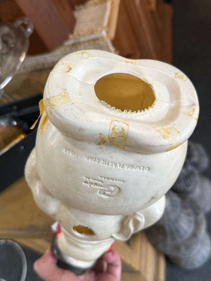 Blow Mold Snowman Empire Plastic Corp. 13" light Vtg 1968