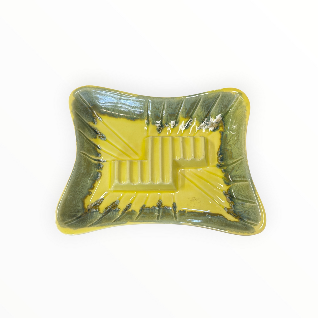 Vintage Mid-Century Modern Ceramic Pottery Ashtray