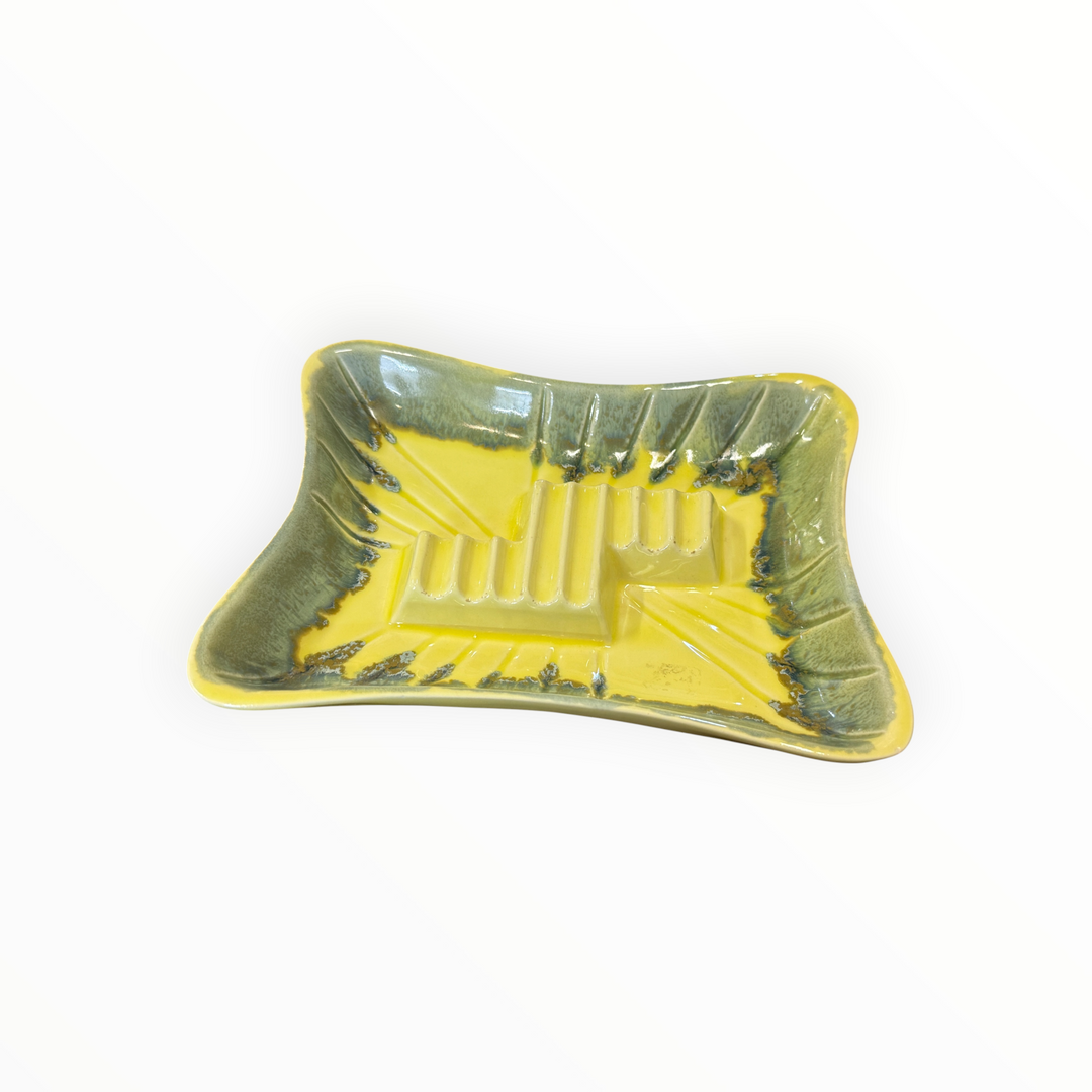Vintage Mid-Century Modern Ceramic Pottery Ashtray