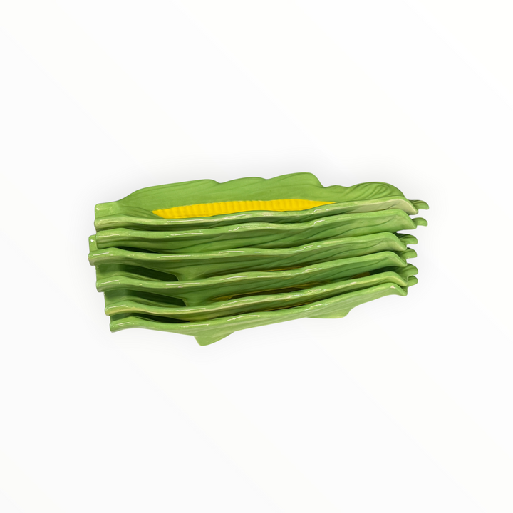 Ceramic Corn on the Cob Serving Plates