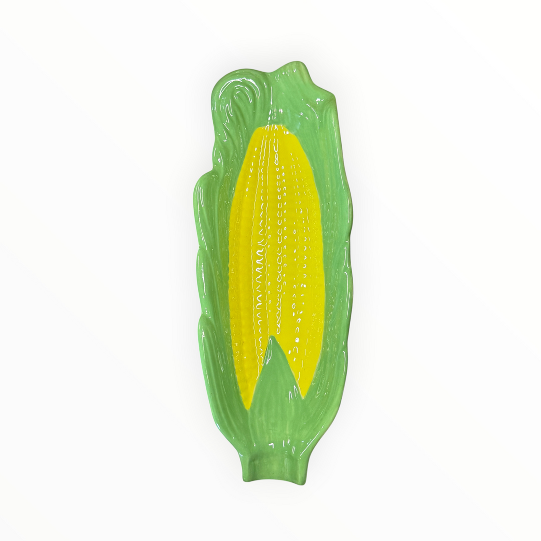 Ceramic Corn on the Cob Serving Plates