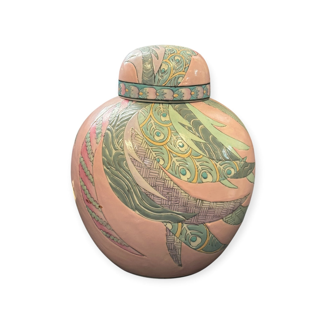 Vintage Chinese Porcelain Ginger Jar