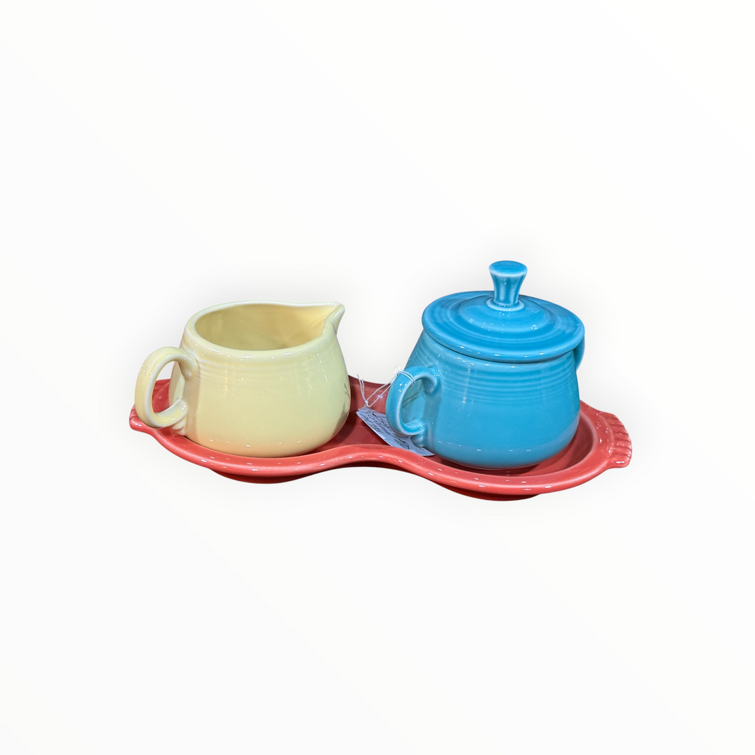 Fiestaware Creamer &amp; Sugar Set