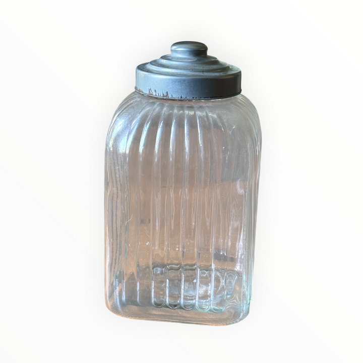 Ribber Glass Canister