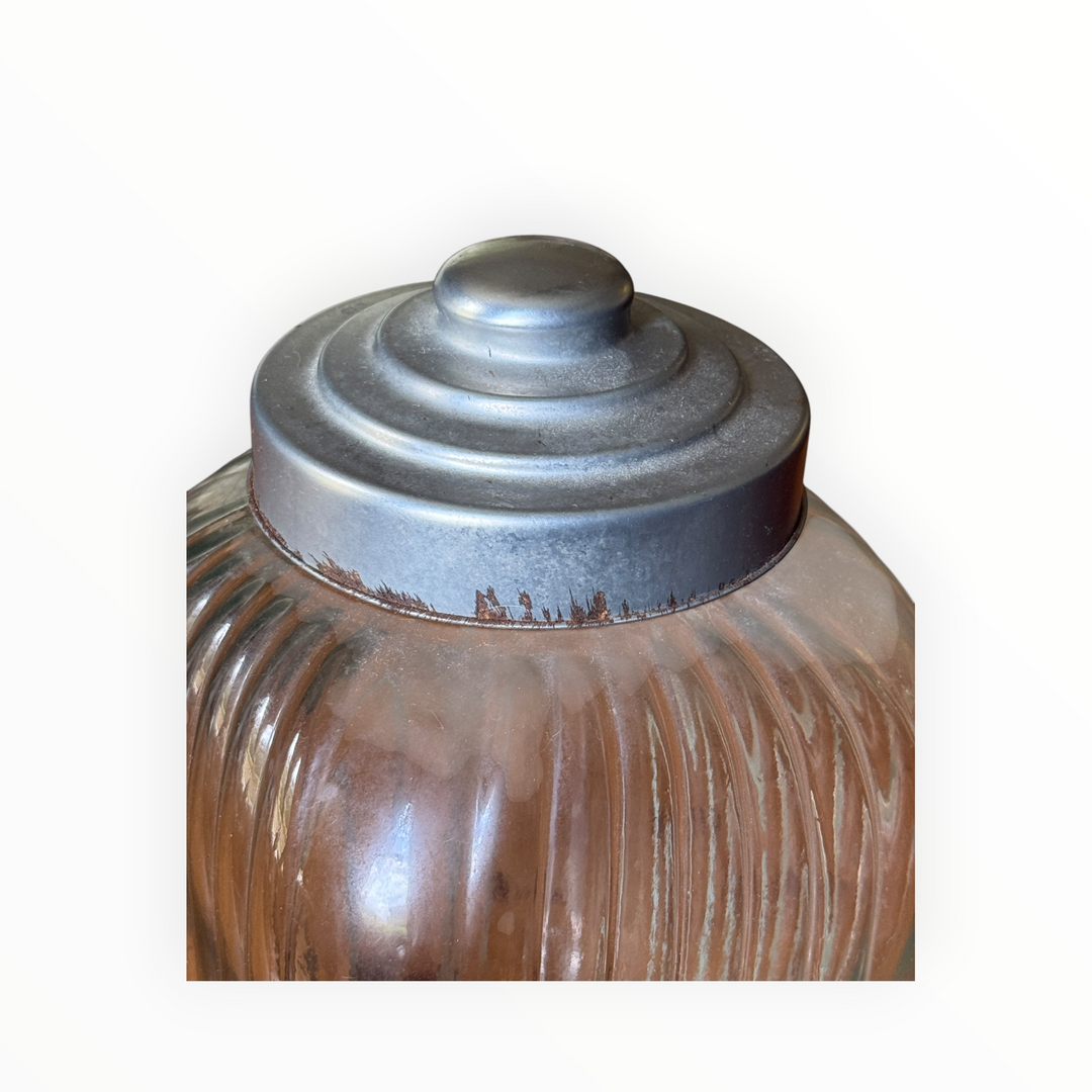Ribber Glass Canister