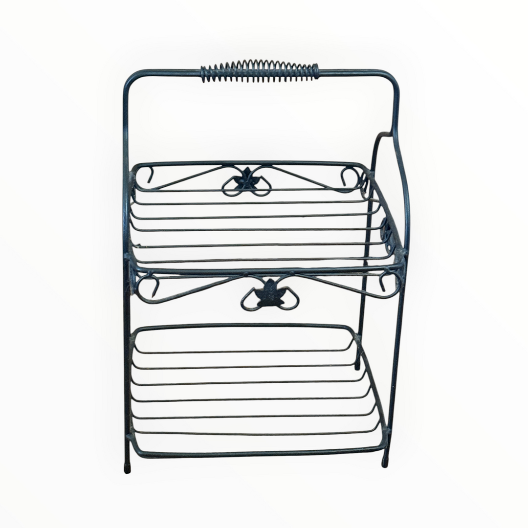 Longaberger Wrought Iron 2 Tier Server/Stand