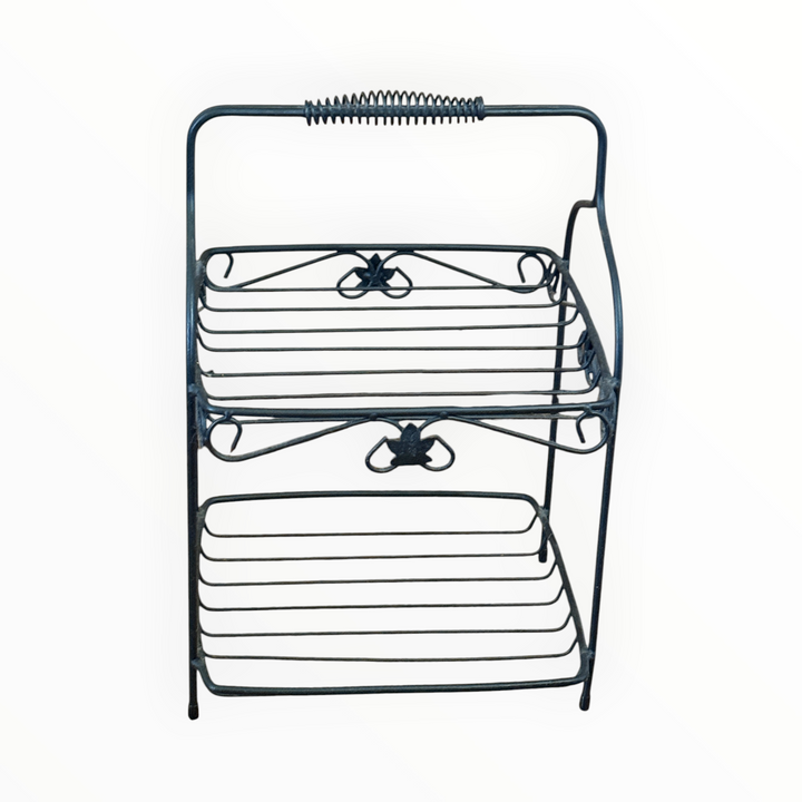 Longaberger Wrought Iron 2 Tier Server/Stand